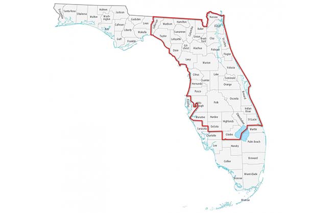 Florida State Coverage Area