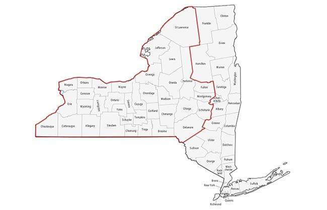 New York State Coverage Area